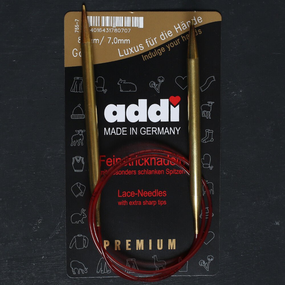 Addi 7mm 80cm Klasik Misinalı Dantel Şişi - 755-7 - Hobium